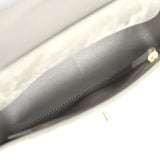 Chanel Mini "Souplissimo" Flap Bag Dark Grey Suede Gold Hardware - Thumbnail View 9