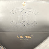 Chanel Mini "Souplissimo" Flap Bag Dark Grey Suede Gold Hardware - Thumbnail View 10
