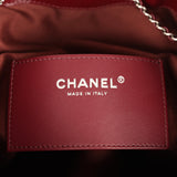 Chanel Medium 25 Hobo Bag Dark Burgundy Shiny Crumpled Calfskin Silver Hardware - Thumbnail View 10