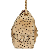 Chanel Mini 25 Hobo Bag "Cheetah Print" Calf Hair Gold Hardware - Thumbnail View 3
