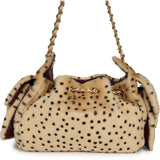 Chanel Mini 25 Hobo Bag "Cheetah Print" Calf Hair Gold Hardware - Thumbnail View 4
