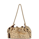 Chanel Mini 25 Hobo Bag "Cheetah Print" Calf Hair Gold Hardware - Thumbnail View 6