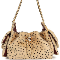 Chanel Mini 25 Hobo Bag "Cheetah Print" Calf Hair Gold Hardware
