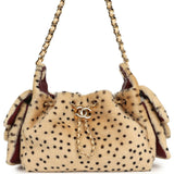 Chanel Mini 25 Hobo Bag "Cheetah Print" Calf Hair Gold Hardware - Thumbnail View 1
