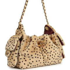Chanel Mini 25 Hobo Bag "Cheetah Print" Calf Hair Gold Hardware