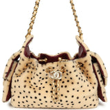 Chanel Mini 25 Hobo Bag "Cheetah Print" Calf Hair Gold Hardware - Thumbnail View 1