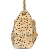 Chanel Mini 25 Hobo Bag "Cheetah Print" Calf Hair Gold Hardware - Thumbnail View 3