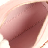 Chanel Mini Timeless Classic Barrel Bag with Chain Pink Shiny Caviar Light Gold Hardware - Thumbnail View 9