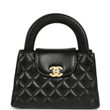 Chanel Small Kelly Shopper Black Shiny Lambskin Brushed Gold Hardware - Thumbnail View 1