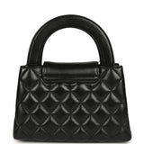 Chanel Small Kelly Shopper Black Shiny Lambskin Brushed Gold Hardware - Thumbnail View 4