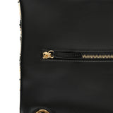 Chanel Maxi Leopard Print "Souplissimo" Large Flap Bag Brown, Black, White Tweed, Mixed Fibers Gold Hardware - Thumbnail View 7