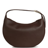 Chanel Round Top Handle Hobo Bag Dark Brown Grained Calfskin Gold Hardware - Thumbnail View 4