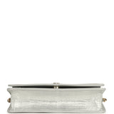 Chanel Wallet On Chain WOC Silver Metallic Lizard Embossed Calfskin Light Gold Hardware - Thumbnail View 6