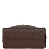 Chanel Medium 25 Hobo Bag Dark Brown Caviar Gold Hardware - Thumbnail View 6