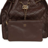 Chanel Medium 25 Hobo Bag Dark Brown Caviar Gold Hardware - Thumbnail View 8