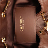 Chanel Medium 25 Hobo Bag Dark Brown Caviar Gold Hardware - Thumbnail View 11