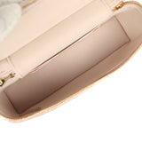 Chanel Top Handle Long Vanity Case with Chain Pink Iridescent Grained Goatskin Gold Hardware - Thumbnail View 8