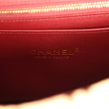 Chanel "Cheetah Print" Medium Flap Bag Light Beige Calf Hair and Black Lambskin Gold Hardware - Thumbnail View 9