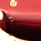 Chanel "Cheetah Print" Medium Flap Bag Light Beige Calf Hair and Black Lambskin Gold Hardware - Thumbnail View 10