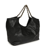 Chanel Small CC Cabas Hobo Bag Black Calfskin Gold Hardware - Thumbnail View 2