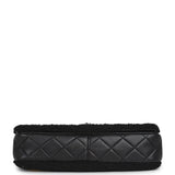 Pre-owned Chanel Medium "Supermarket Comic" Flap Bag Black, Multi Lambskin, Shearling Silver Hardware - Thumbnail View 6