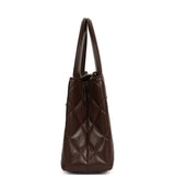 Chanel Small Kelly Shopper Dark Brown Lambskin Gold Hardware - Thumbnail View 3