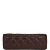 Chanel Small Kelly Shopper Dark Brown Lambskin Gold Hardware - Thumbnail View 6