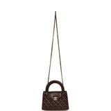 Chanel Small Kelly Shopper Dark Brown Lambskin Gold Hardware - Thumbnail View 7