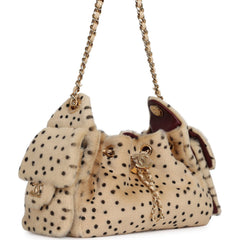 Chanel Mini 25 Hobo Bag "Cheetah Print" Calf Hair Gold Hardware