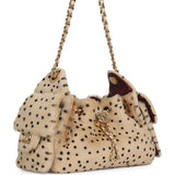 Chanel Mini 25 Hobo Bag "Cheetah Print" Calf Hair Gold Hardware - Thumbnail View 2