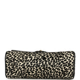 Chanel "Dalmatian Print" Top Handle Flap Bag Black, White Pony Hair, Black Calfskin Gold Hardware - Thumbnail View 6