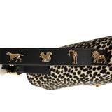 Chanel "Dalmatian Print" Top Handle Flap Bag Black, White Pony Hair, Black Calfskin Gold Hardware - Thumbnail View 7