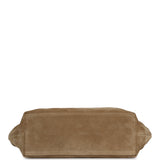 Chanel Small CC Cabas Hobo Bag Dark Beige Suede Gold Hardware - Thumbnail View 6