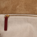 Chanel Small CC Cabas Hobo Bag Dark Beige Suede Gold Hardware - Thumbnail View 9