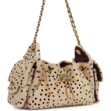 Chanel Mini 25 Hobo Bag "Cheetah Print" Calf Hair Gold Hardware - Thumbnail View 2