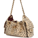 Chanel Mini 25 Hobo Bag "Cheetah Print" Calf Hair Gold Hardware - Thumbnail View 5