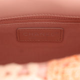 Pre-owned Chanel "Paris-Seoul" Crochet Medium Flap Bag Pink Lambskin Antique Silver Hardware - Thumbnail View 8