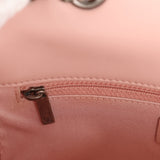 Pre-owned Chanel "Paris-Seoul" Crochet Medium Flap Bag Pink Lambskin Antique Silver Hardware - Thumbnail View 9