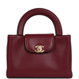 Chanel Small Kelly Shopper Dark Burgundy Caviar Gold Hardware - Thumbnail View 1