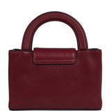 Chanel Small Kelly Shopper Dark Burgundy Caviar Gold Hardware - Thumbnail View 4