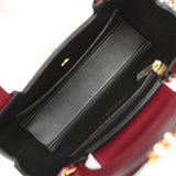 Chanel Small Kelly Shopper Dark Burgundy Caviar Gold Hardware - Thumbnail View 10