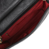 Pre-owned Chanel Medium "Paris-Bombay" Pondicherry Flap Bag Black Aged Calfskin Antique Gold Hardware - Thumbnail View 10