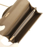 Chanel Trendy Top Handle Clutch with Chain Dark Khaki Caviar Gold Hardware - Thumbnail View 10