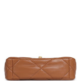 Chanel Medium 19 Flap Brown Lambskin Mixed Metal Hardware - Thumbnail View 6