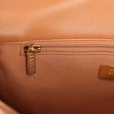 Chanel Medium 19 Flap Brown Lambskin Mixed Metal Hardware - Thumbnail View 9