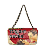 Chanel Maxi "Tonight or Never" Flap Bag Yellow, Red, Black Sequins, Black Leather Gold Hardware - Thumbnail View 7