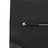 Chanel Maxi "Souplissimo" Large Flap Bag Black Grained Calfskin Silver Hardware - Thumbnail View 8