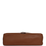 Chanel Maxi "Souplissimo" Large Flap Bag Camel Grained Calfskin Silver Hardware - Thumbnail View 6
