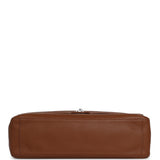 Chanel Maxi "Souplissimo" Large Flap Bag Camel Grained Calfskin Silver Hardware - Thumbnail View 6