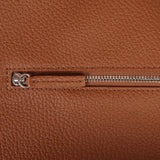 Chanel Maxi "Souplissimo" Large Flap Bag Camel Grained Calfskin Silver Hardware - Thumbnail View 8